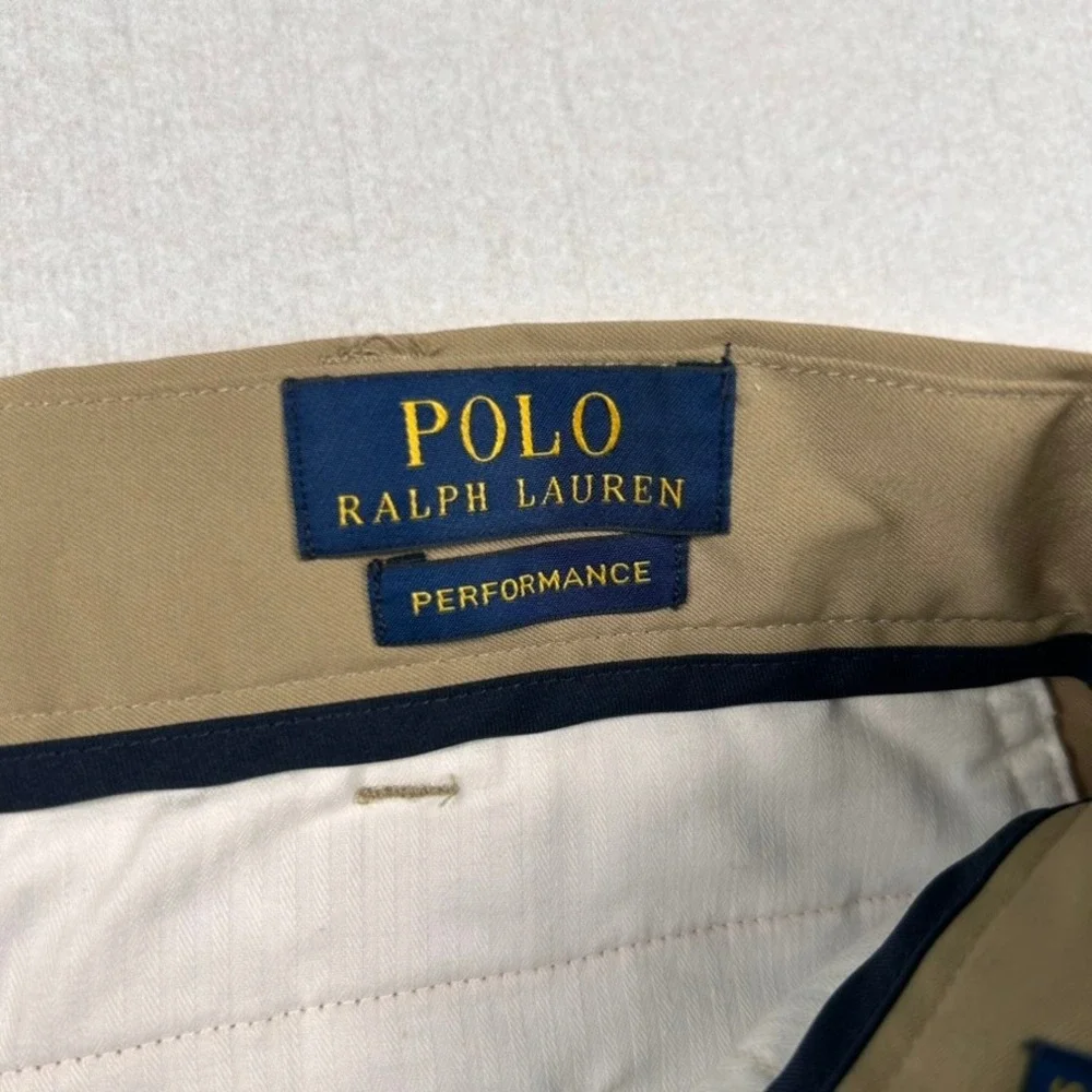 Polo Ralph Lauren Performance Chinos Mens 30x30 Tan Khaki Stretch Classic Golf